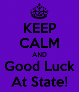 Good luck to all the athletes competing in the Colorado State Championships on M